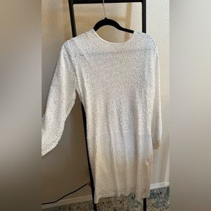 Vicci Dolls- WHITE SEQUENCE DRESS